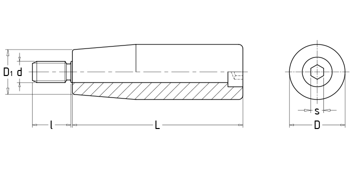 Long revolving handles