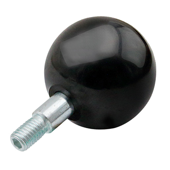 Ball revolving handles