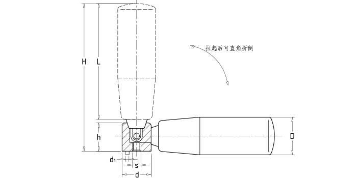 Folding handles