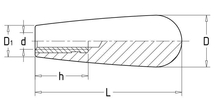 Oval long handles