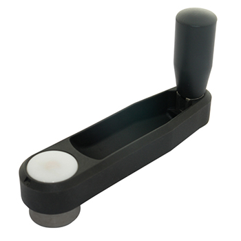 Plastic Crank Handle,round hole,with foldable handle