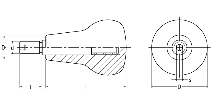 Bakelite Rotating Handles