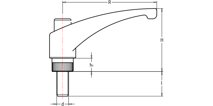 Plastic Adjustable Handles