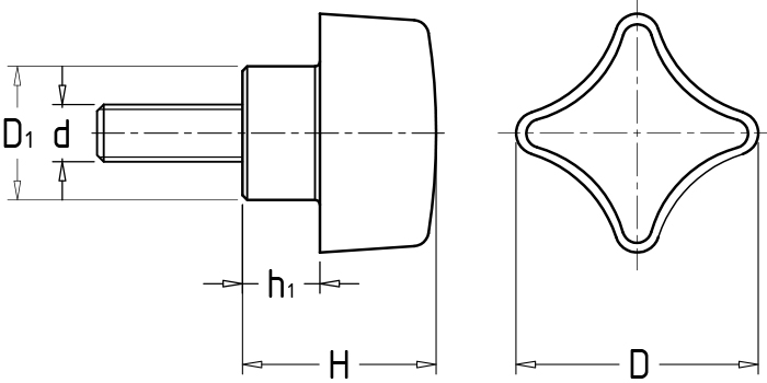 Cross knobs
