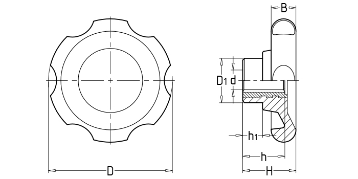 Corrugated Handwheels