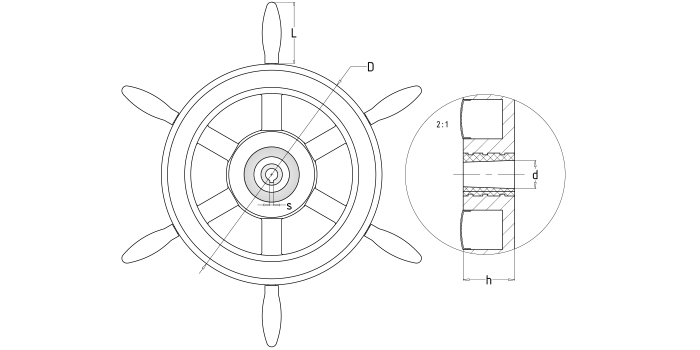 Steering handwheel