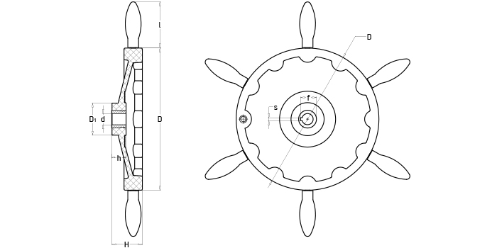 Steering handwheel