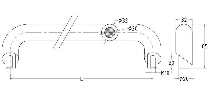 Roundness handles