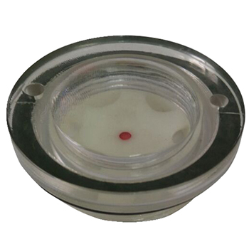 Revolve into type circular oil mark