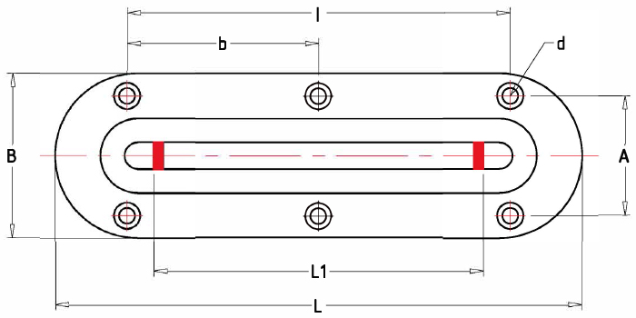 Long type oil mark