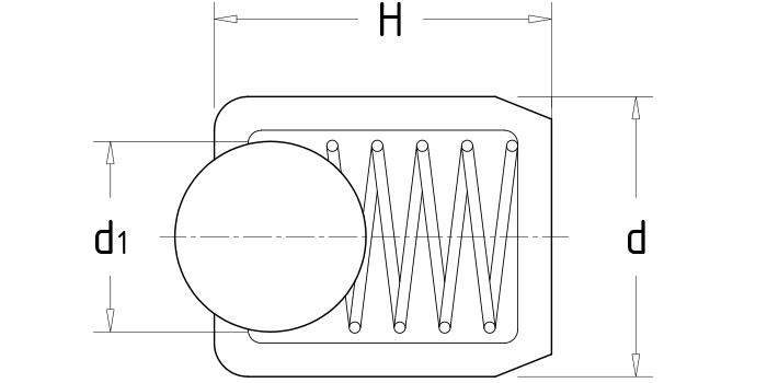 With the pressure type pressure oil filling cup
