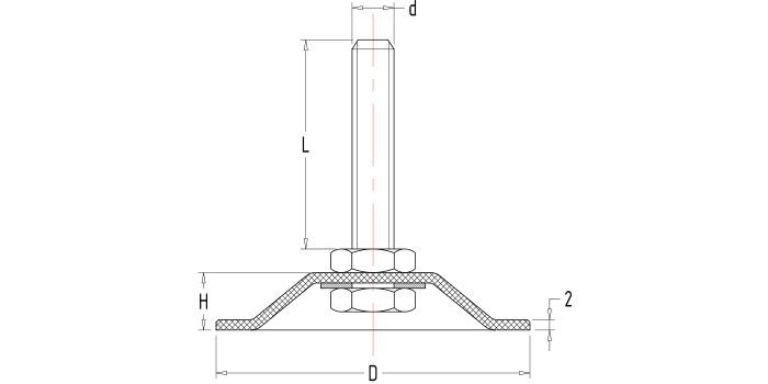 Steel leg leverler