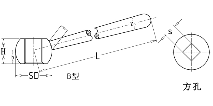 Steel Handle Lever
