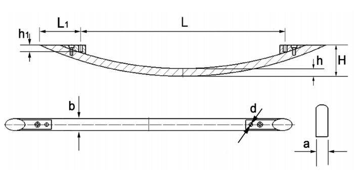 Aluminum alloy handle